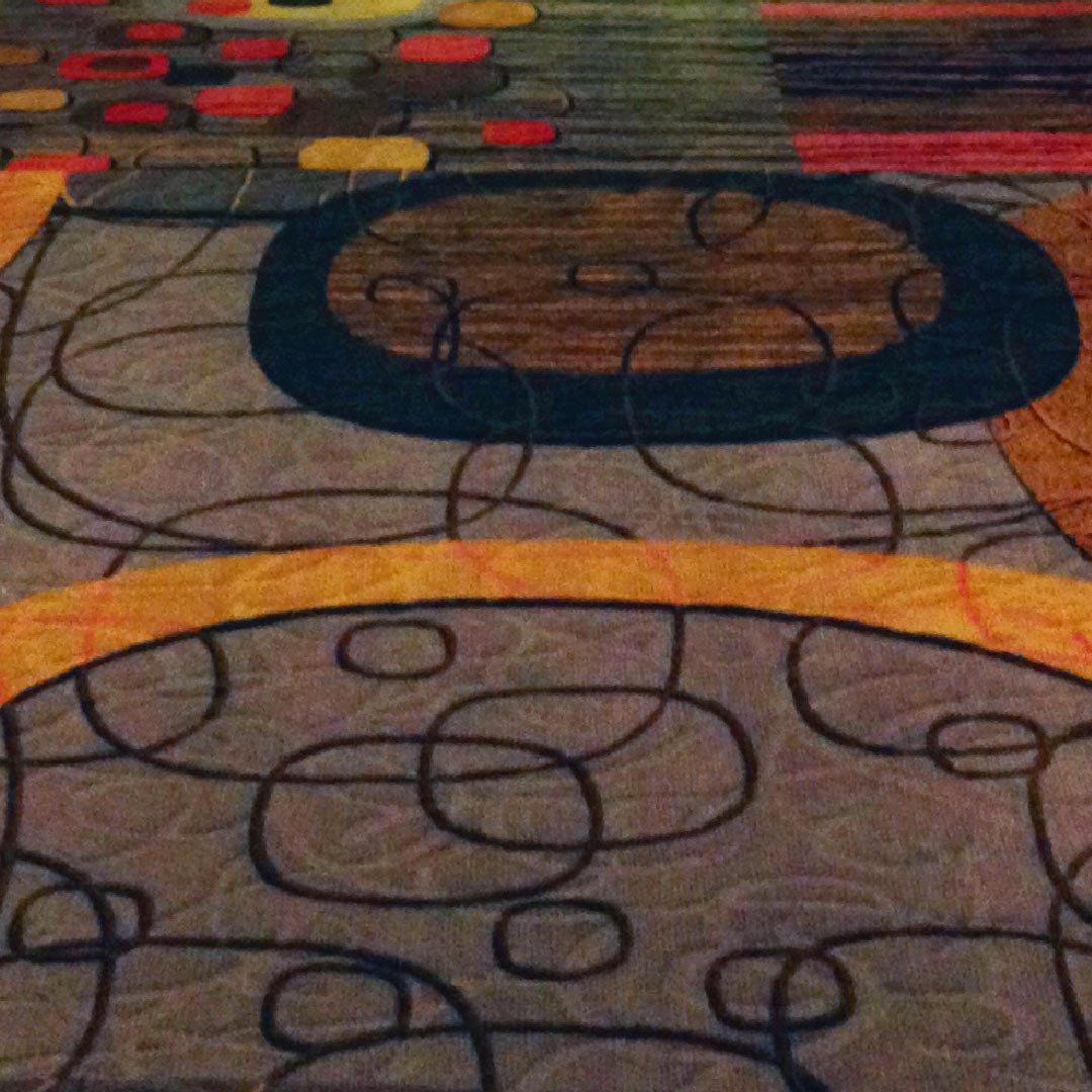 Flamingo hotel carpet