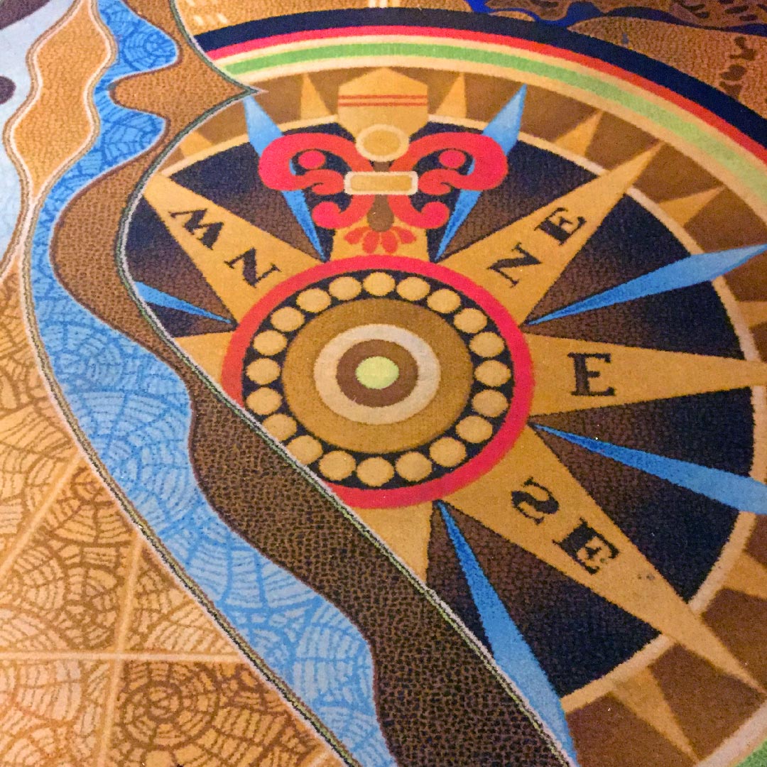 Treasure Island casino carpet